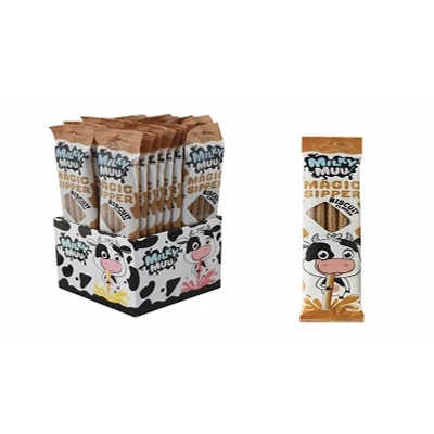 Milky Muu Szívószál 30G Keksz ízű