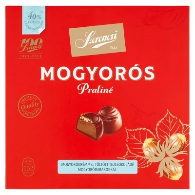 Szerencsi 132G Mogyorókrémmel Töltött Tejcsokoládé Praliné