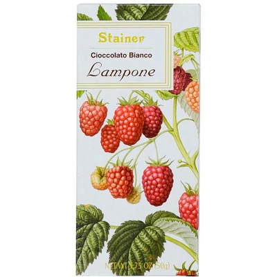Stainer 50G Csokoládé Lampone Fehér Csokoládé Málnával