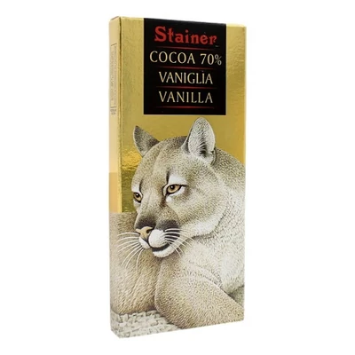 Stainer 50G Étcsokoládé Bourbon Vaniliával