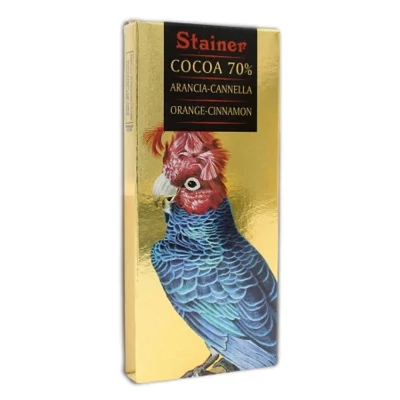 Stainer 50G Étcsokoládé Naranccsal és Fahéjjal