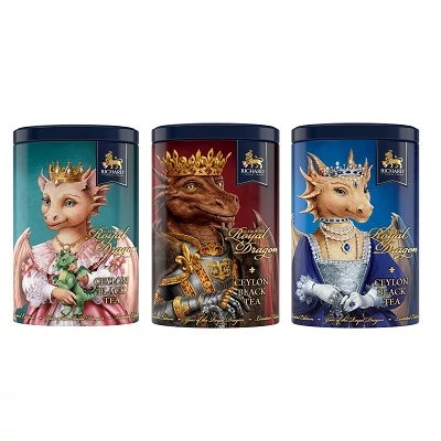 Richard Royal 80G Sárkány Éve Fémdobozos Szálas Tea