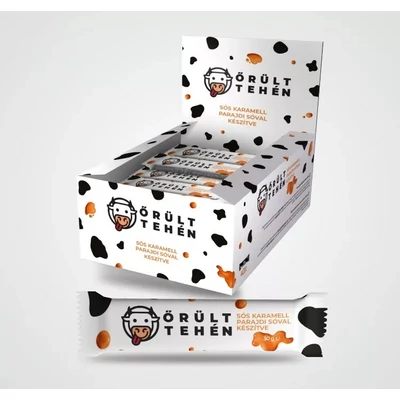 Őrült tehén sós karamella étcsokiba mártva 30G