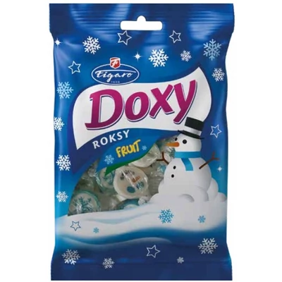Figaro Karácsonyi Doxy Roksy Gyümölcs Ízű Cukorkák 200G