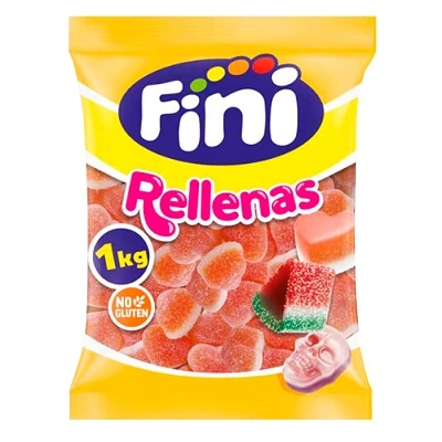 Fini Filled Peach Hearts 1KG /10345/