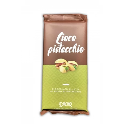 Dulciar Ciocopistacchio 100G Pisztáciás Tej Tábla (TPI100)