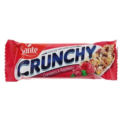 Sante Crunchy 40G Müzliszelet Áfonyás-Málnás