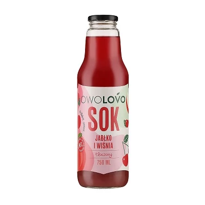 Owolovo 100%-os Gyümölcslé 0,75L Alma-Meggy