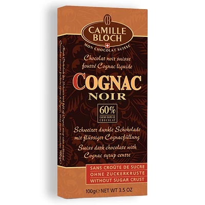 Camille Bloch 100G Cognac Noir