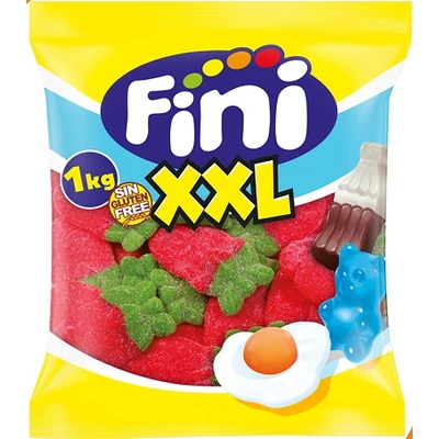 Fini 1Kg Giant Sour Strawberry  (10329)