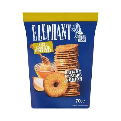 Elephant Snack 70G Lapos Perec Mézes-Mustáros-Hagymás