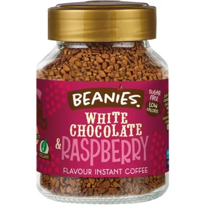 Beanies Ízesített Instant Kávé 50G White Chocolate&Raspberry