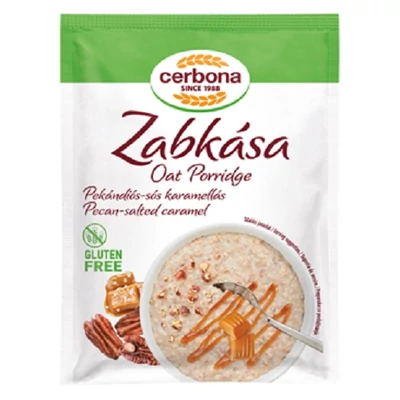Cerbona Zabkása 55G Pekándiós-Sós Karamellás