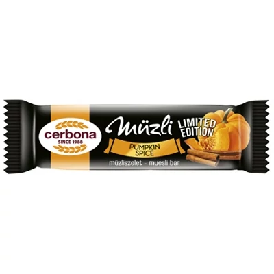 Cerbona Müzliszelet 20G Sütőtök Fűszeres