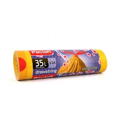 Paclan Szemeteszsák 35L/14Db Illatosított Húzófüles