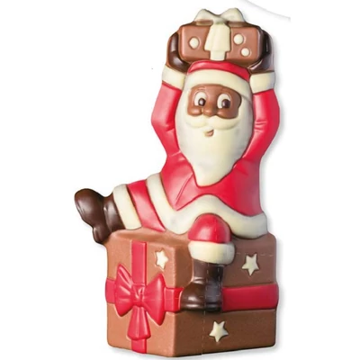 Weibler 300G Santa Claus On Present  (10024-65469)