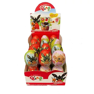 Csokoládé Tojás Ajándékkal 20G Bing DOTO0001