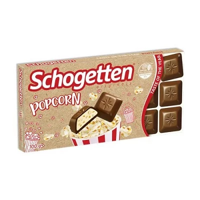 Schogetten 100G Tejcsokoládé Popcorn