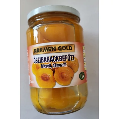 Parmen Gold 700G Őszibarack Hámozott 