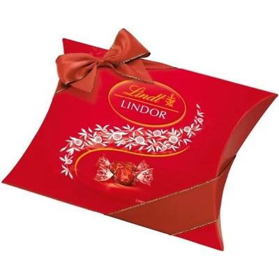 Lindt Lindor 325G Milk Piros Párna