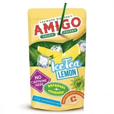 Amigó 200ML Szívószálas Ice-Tea Citrom (9668)