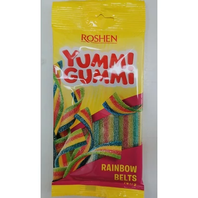 Yummi 70G Gummi Sour Belts Savanyú Gumicukor