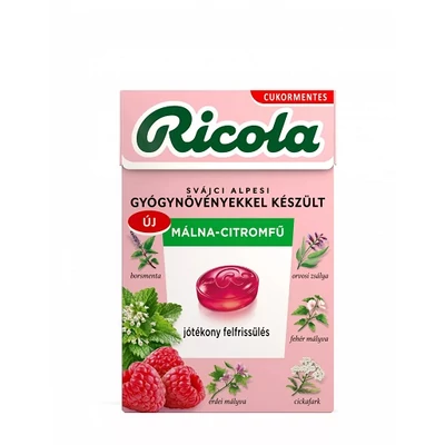 Ricola 40G Málna-Citromfű