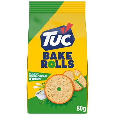 Tuc Bake Rolls Tejfölös-Hagymás 80G