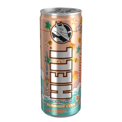 Hell Energiaital 250Ml Groovy Grapefruit