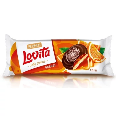 Lovita 135G Piskótatallér Narancsos