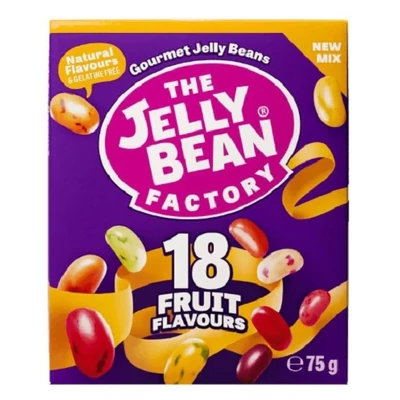 Jelly Bean 75G Factory 18 Gourmet Dobozos Fruit Mix CLJB0005