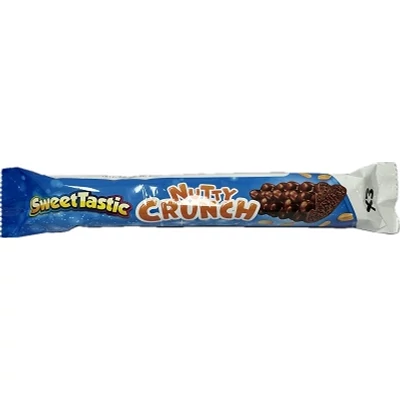Sweet Tastic 60G Nutty Crunch étbevonóba mártott puffasztottrizses, mogyorós szelet 