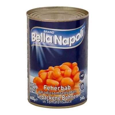 Bella Napoli 400G Sült Bab Paradicsomszószban