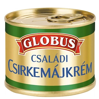 Globus 180G Szárnyas Májkrém Családi Kiszerelés