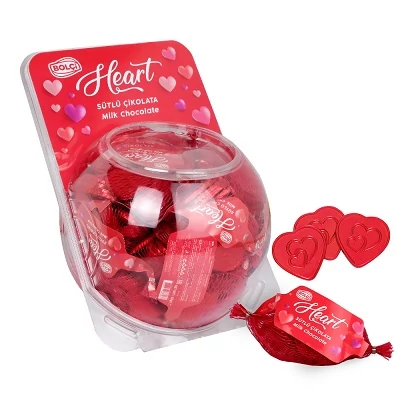 Bolci 63G Hálos Tejcsokóládé Piros Szivecskék EBK185