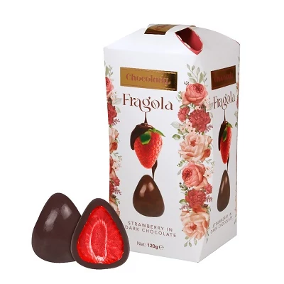 Chocolady 120G Fragola Étcsokoládé EFS 407