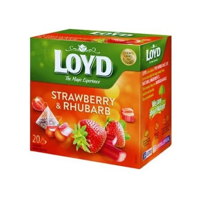 Loyd Piramis tea 20*2G Eper-Rebarbara