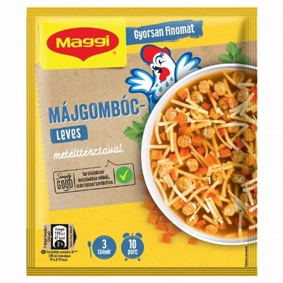 Maggi Leves 41G Májgombócleves Metélttésztával