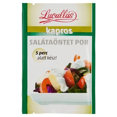 Lucullus 12G Salátaöntet Por Kapros