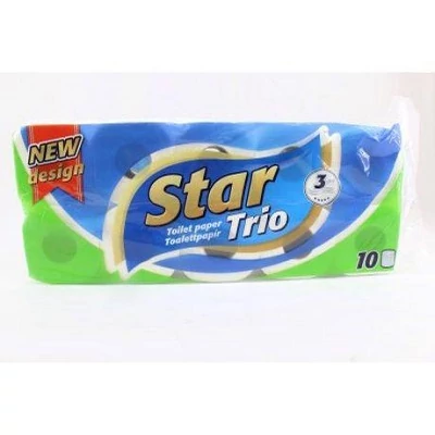 Star Trio Wc Papír 10 Tek. 3 Rét.