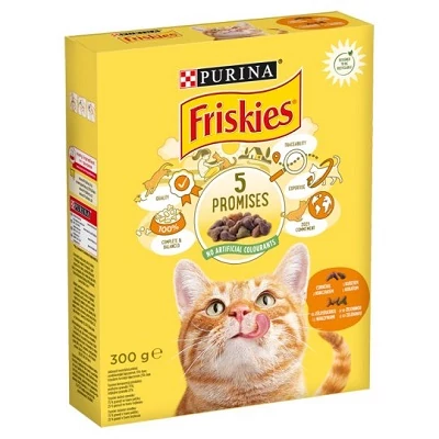 Friskies Száraz Macskaeledel 300G Csirke-Zöldség