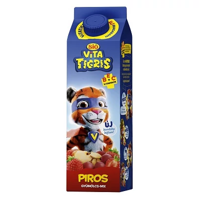 Sió 1L Vitatigris Piros Gyümölcs-Mix 20%