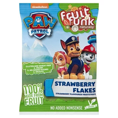 Fruitfunk 16G Gyümölcssnack Eperrel Mancsörjárat