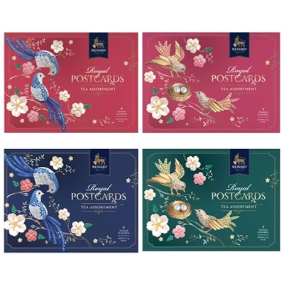 Richard Royal 17,1G Postcard Tea Assortment - Spring