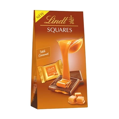Lindt Squares 144G Milk Caramel (429497)