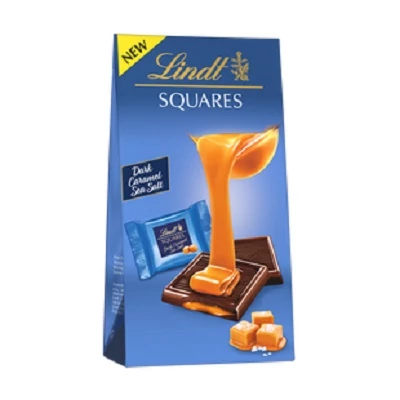 Lindt Squares 144G Dark Caramel (429498)