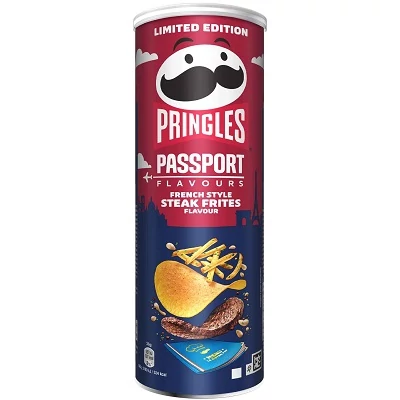 Pringles 165G Passport Steak Frites