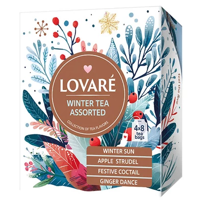 Lovaré 62,4G Winter Tea Assorted - Téli Filteres Teaválogatás