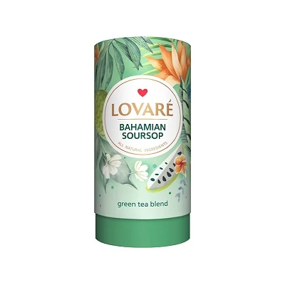 Lovaré 80G Bahamian Soursop - Zöld Szálas Tea