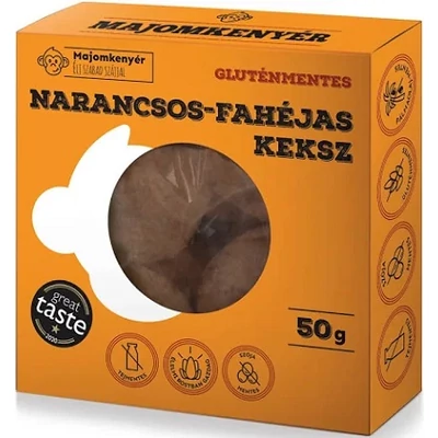 Majomkenyér Keksz Narancs-Fahéj 50G